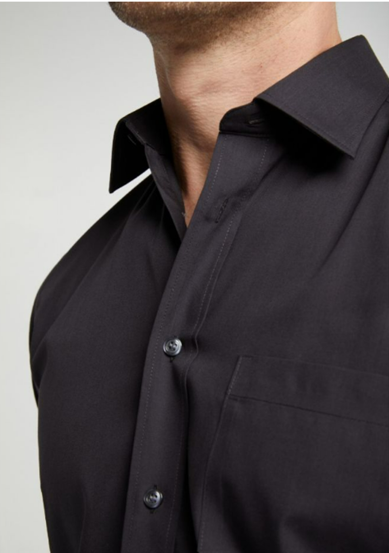 SHS4500R Black Half Sleeve Shirt-1